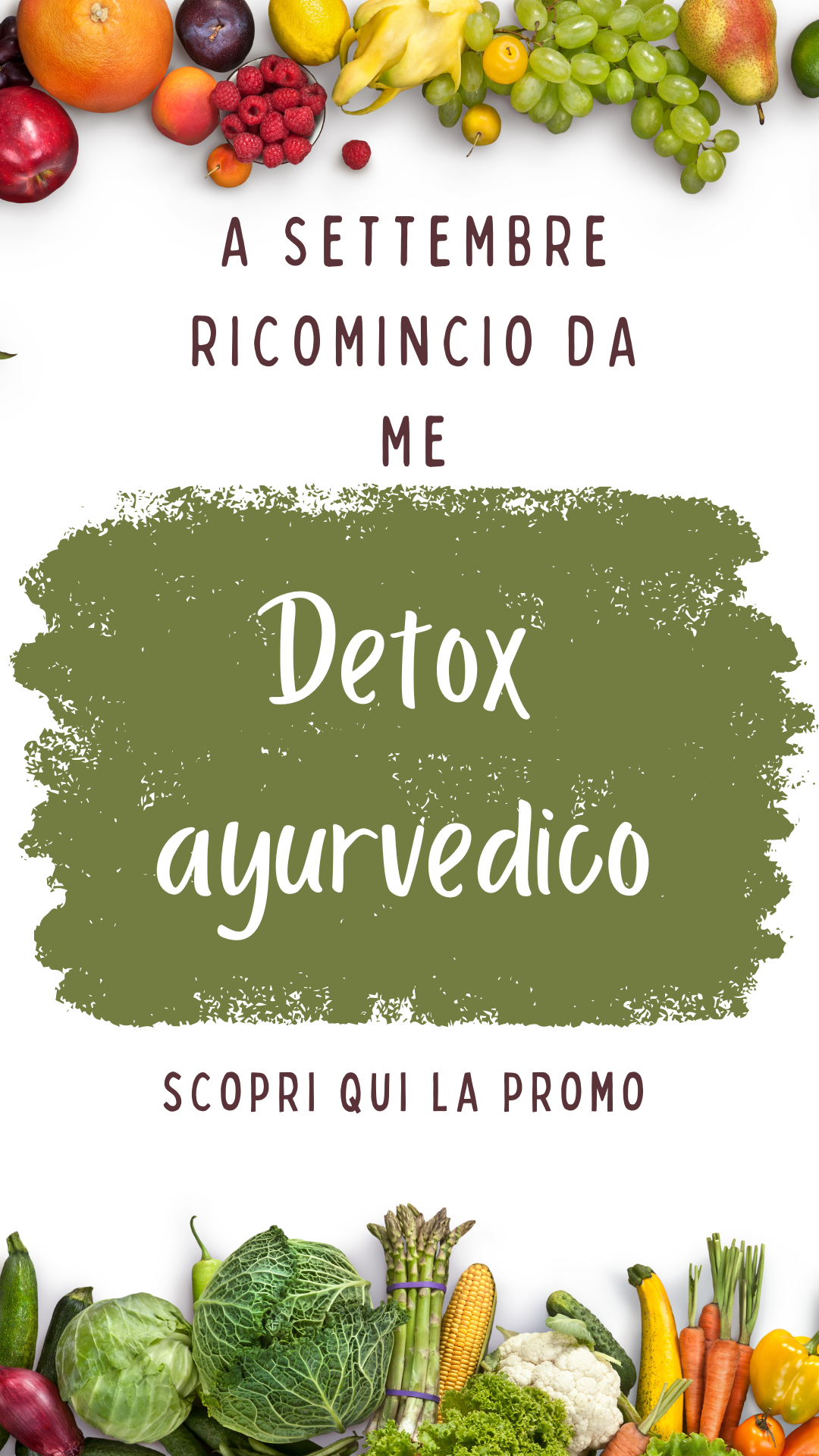 RICOMINCIO DA ME: DETOX.